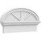 Ekena Millwork Elliptical 3 Spoke Architectural Grade PVC Combination Pediment, 26"W x 13-3/8"H x 2-3/4"P PEDPC026X135ELL03 - alternate 1